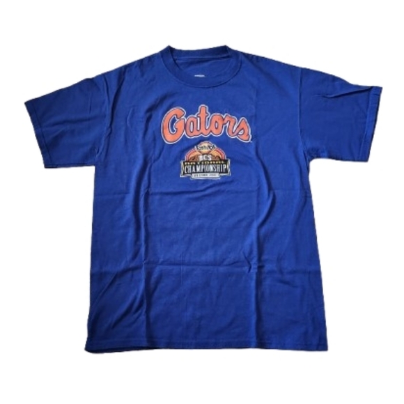 NWOT Y2K Florida Gators 2007 Tostitos BCS National Championship T-Shirt - Picture 1 of 7